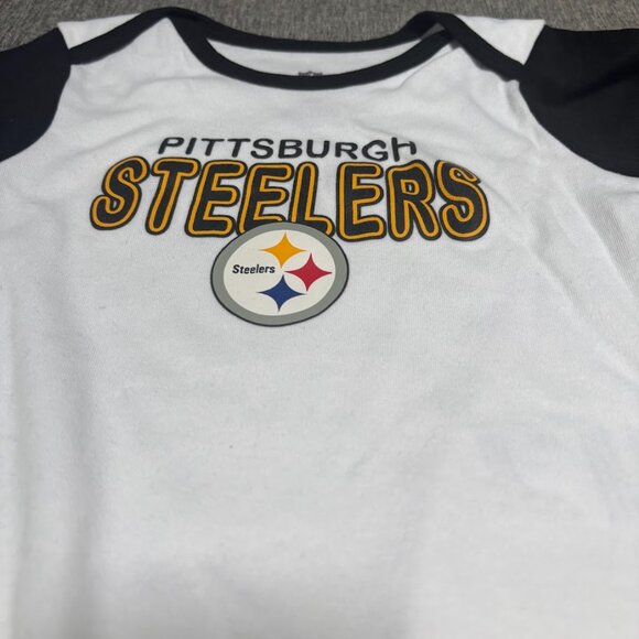 NFL Pittsburgh Steeles Infant  3pk Bodysuit, 12 Months - Picture 3 of 6
